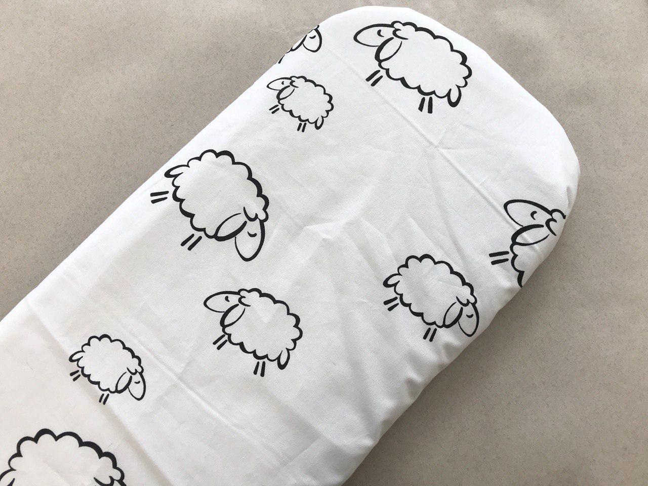 Дитячий непромокаючий наматрацник Овечки у візочок Чорний (12491570 )