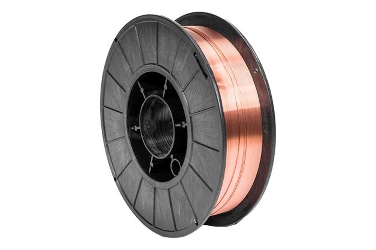 Дріт зварювальний Intertool 0,8 мм x 5 кг ER70S-7 (EW-5008)