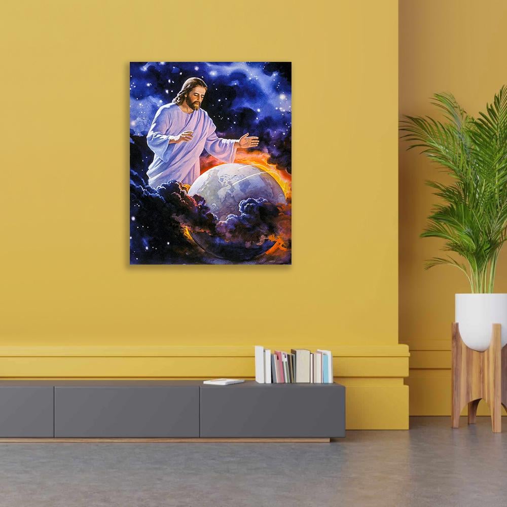 Алмазна мозаїка SHLab Ісус Охороняє Світ вишивка камінням SH-30195 повна викладка 40x50 см (30195) - фото 2 Алмазна мозаїка SHLab Ісус Охороняє Світ вишивка камінням SH-30195 повна викладка 40x50 см (30195) - фото 2