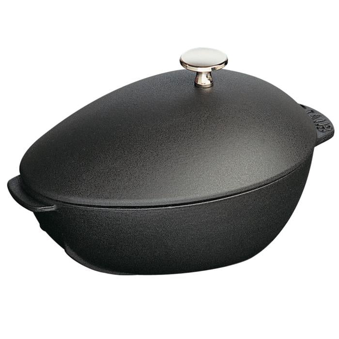 Кастрюля Staub для мидий 1,9 л Matte Black