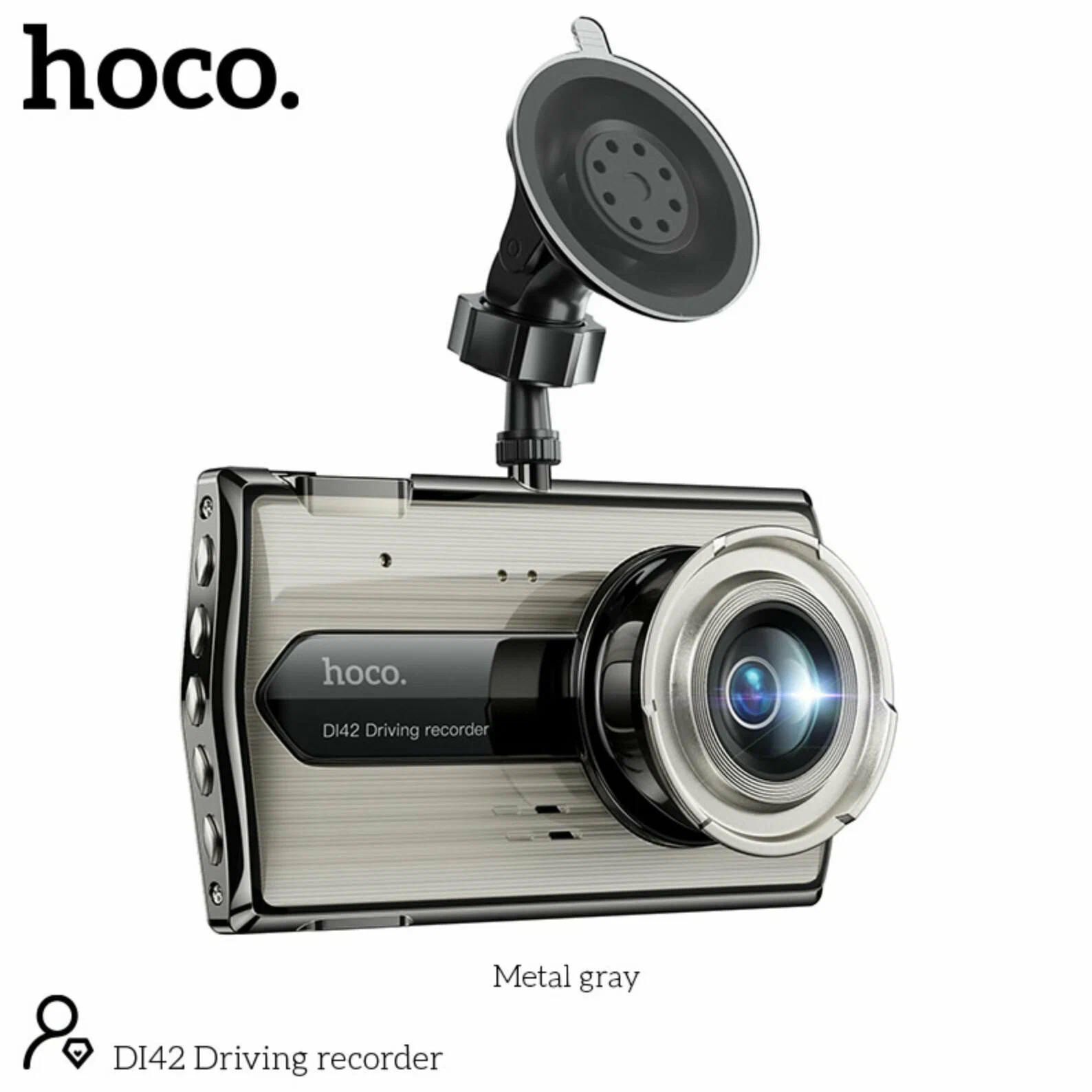 Відеореєстратор Hoco DI42 Сірий - фото 6 Відеореєстратор Hoco DI42 Сірий - фото 6