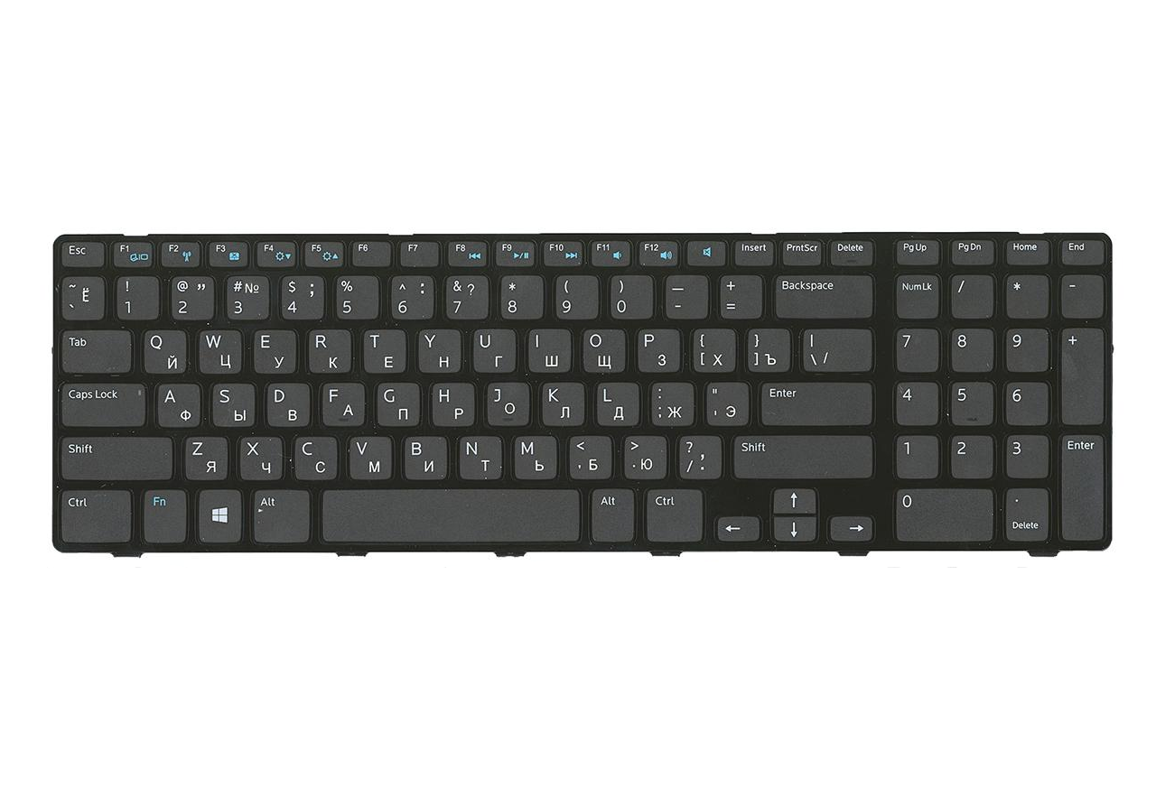 Клавиатура для ноутбука Dell Inspiron 5737 матовая (01XVY2)