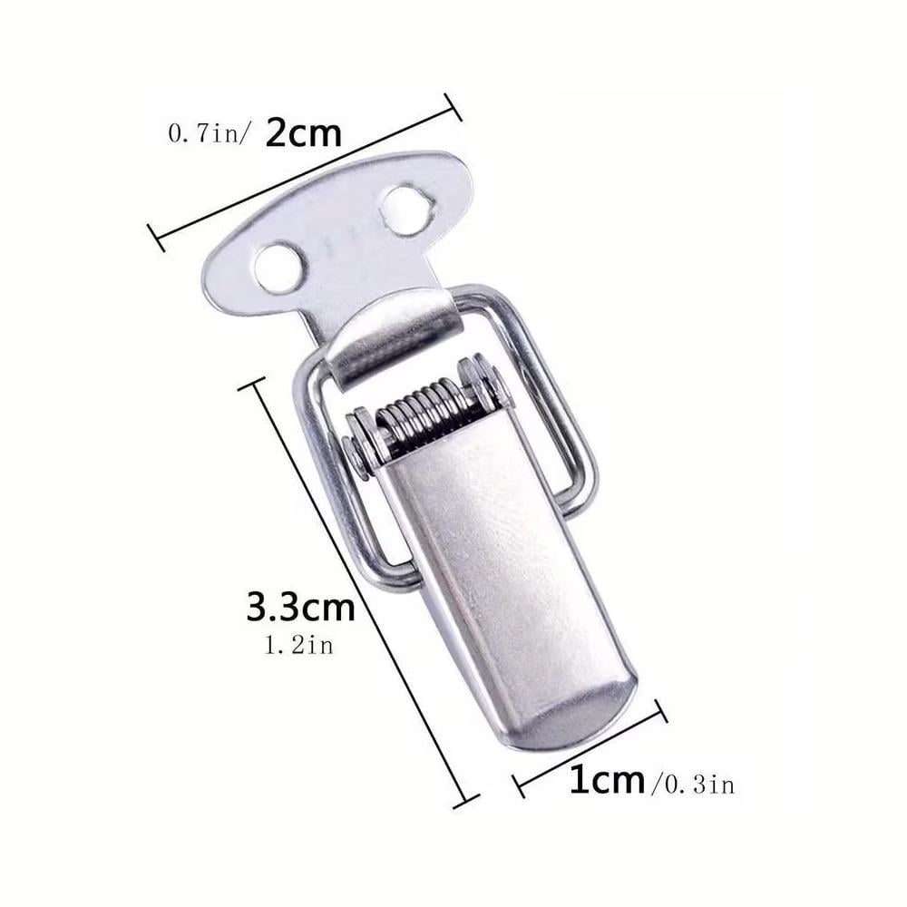 Замок-защелка для ящиков с натяжным механизмом металлический Серебристый (3000003887) - фото 10 Замок-защелка для ящиков с натяжным механизмом металлический Серебристый (3000003887) - фото 10