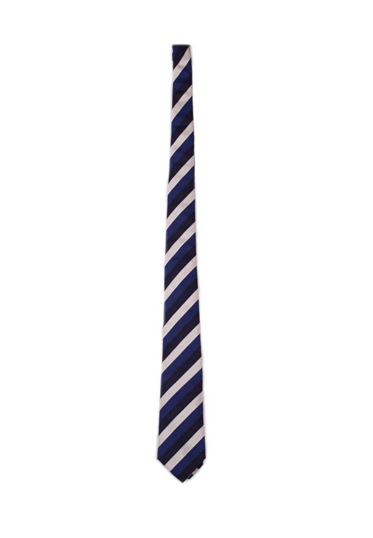 Краватка чоловіча Moschino Синьо-сірий (55001-3)