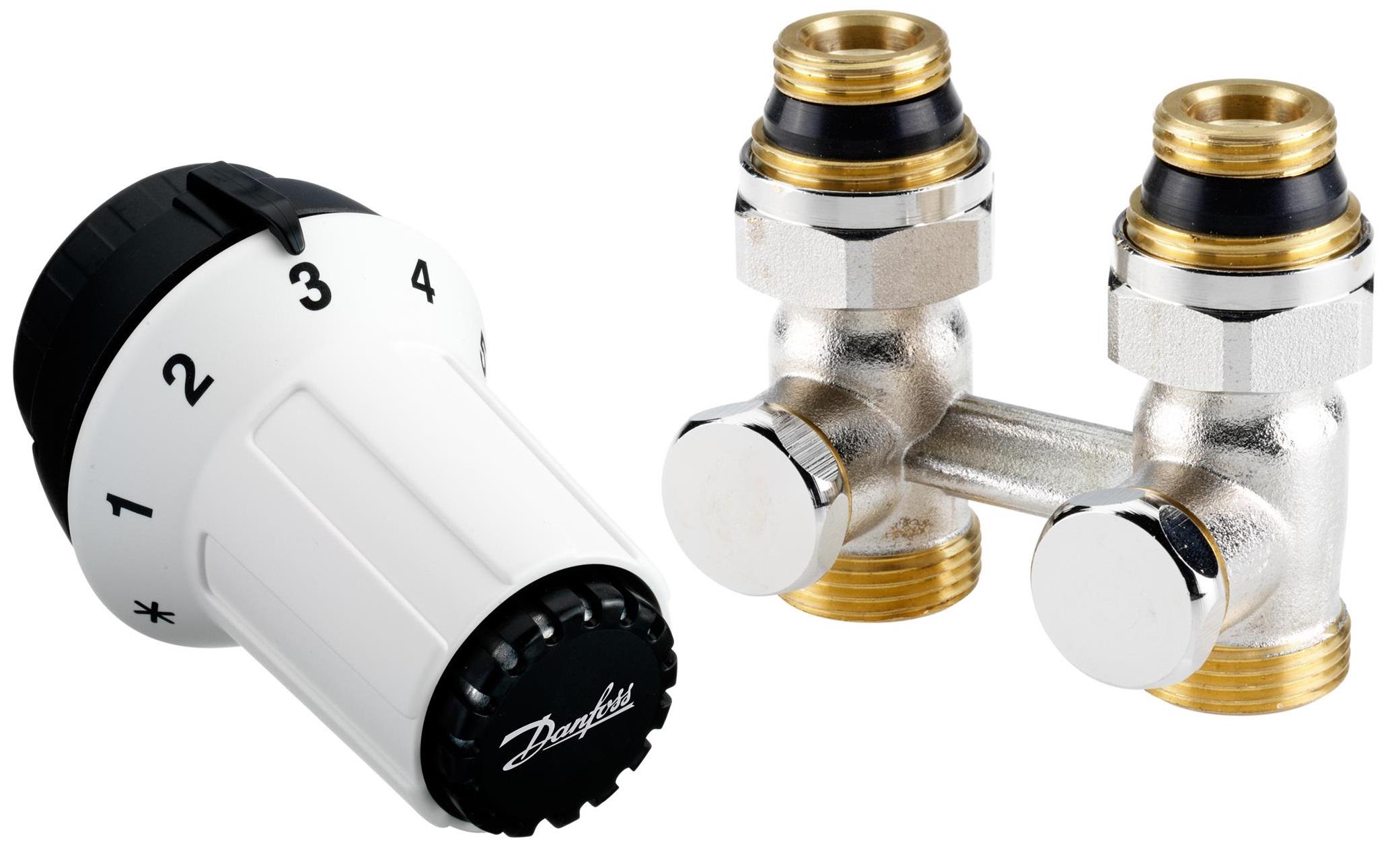 Комплект термостатичний Danfoss RAS-C+RLV-KS прямий 1/2" RA (ERC-013G5277)