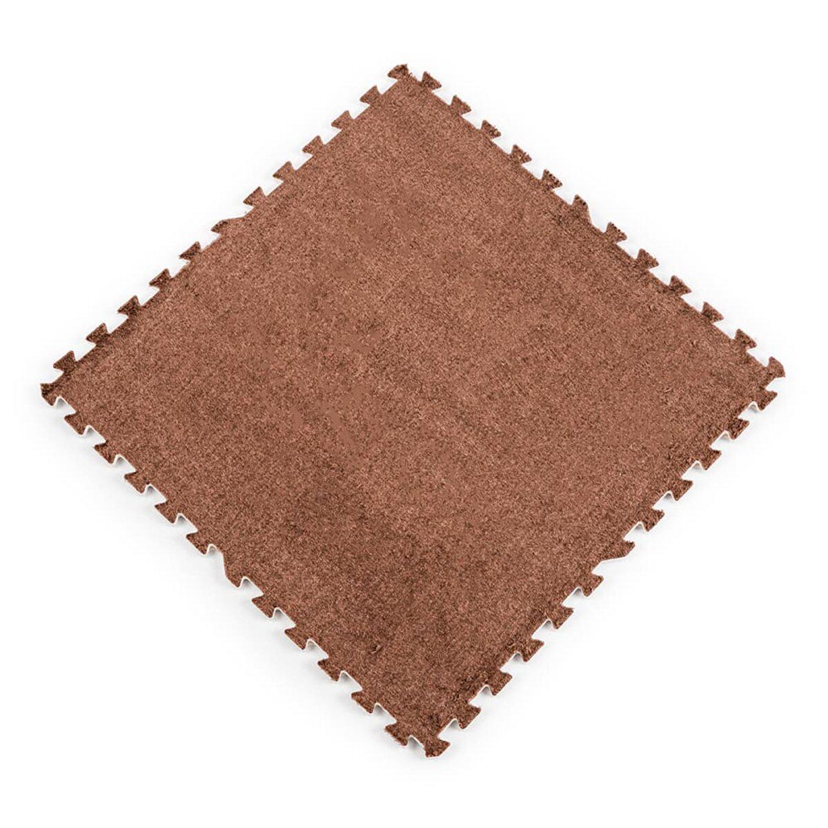 Пазл плюшевый 60х60х1 см Коричневый (SW-00002083)