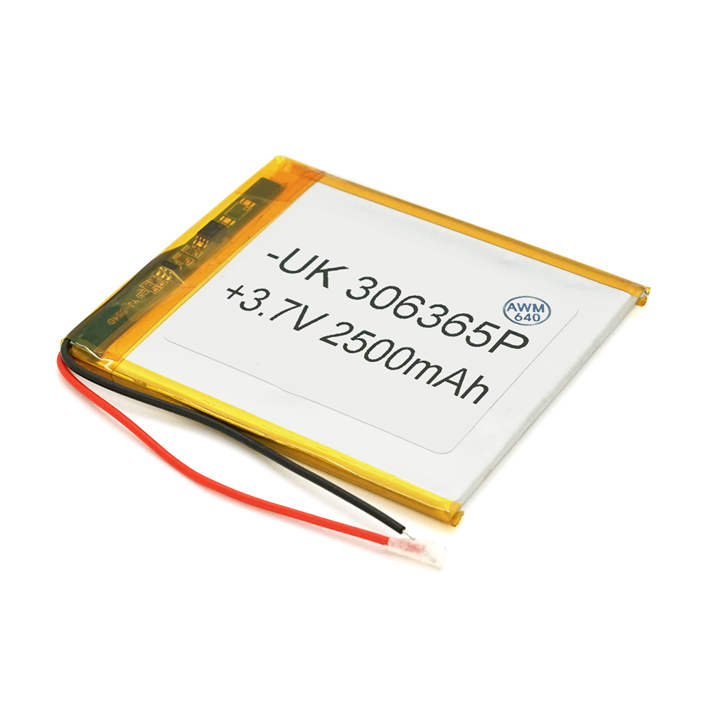 Аккумулятор литий-полимерный Voltronic 3,7V 2500 мАч 3x63x65 мм для телефонов и планшетов (6861)