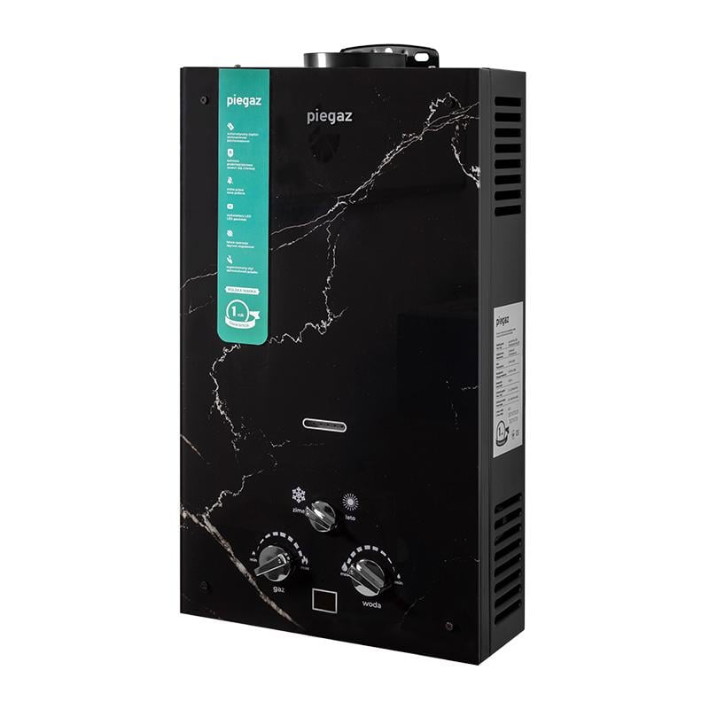 Газовый проточный водонагреватель Piegaz Afrodyta Type-C Black Marble (68844)