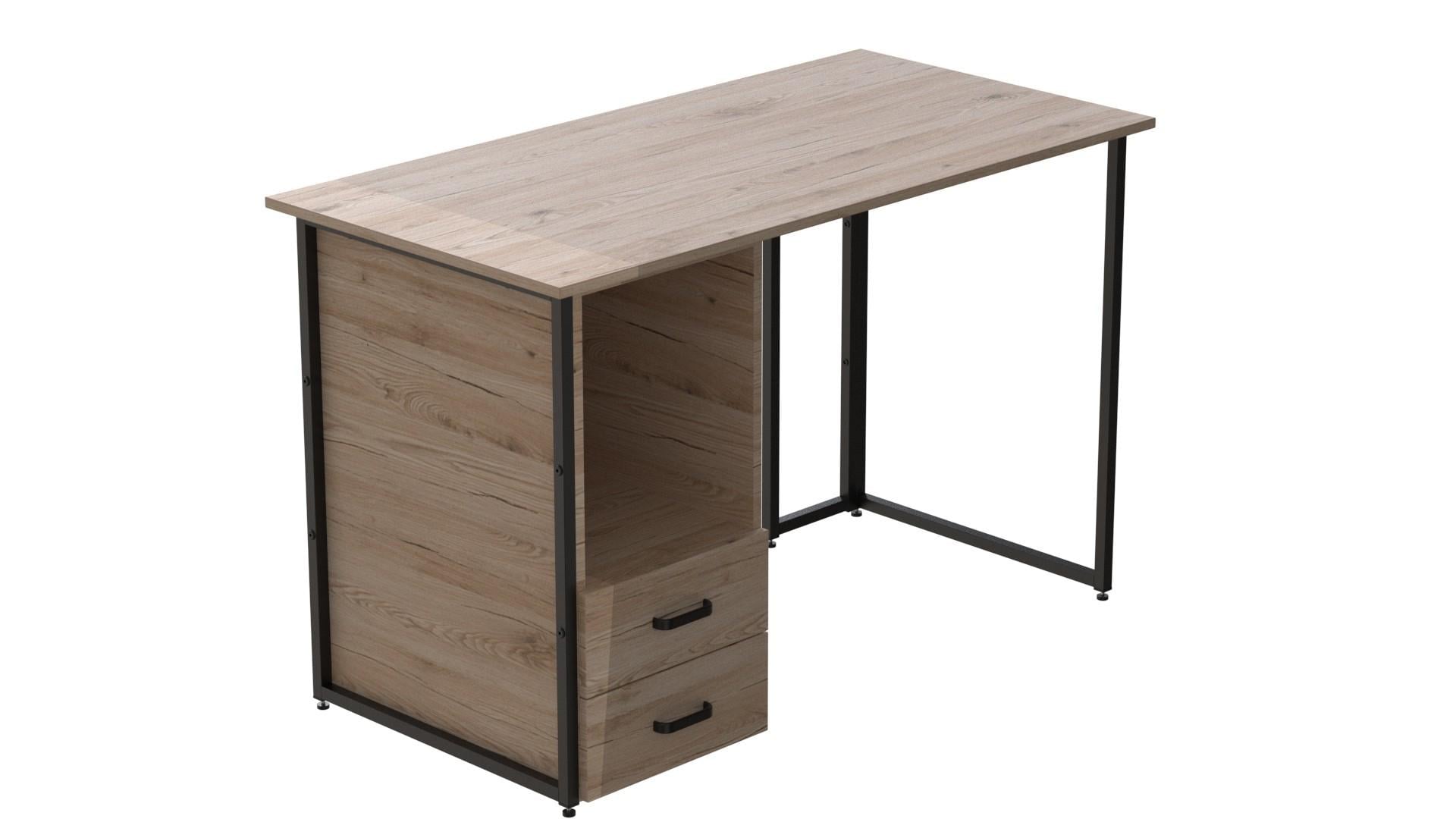 Компьютерный стол Ferrum-decor Отто ДСП 32 мм 75x120x60 см Черный/Дуб Сан-Марино (FRD-103579) Компьютерный стол Ferrum-decor Отто ДСП 32 мм 75x120x60 см Черный/Дуб Сан-Марино (FRD-103579)