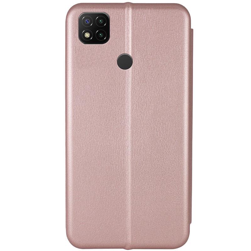 Кожаный чехол (книжка) Classy для Xiaomi Redmi 9C Rose Gold - фото 3