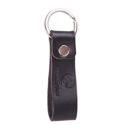 Брелок Vitol Mercedes кожаный с кольцом Black (258416)