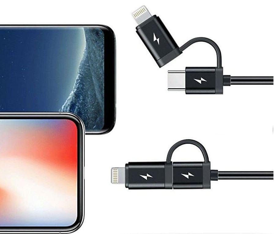 Автомобильное зарядное устройство BASEUS Enjoy Together type-c/Lightning cable 1USB 4,8 A - фото 2