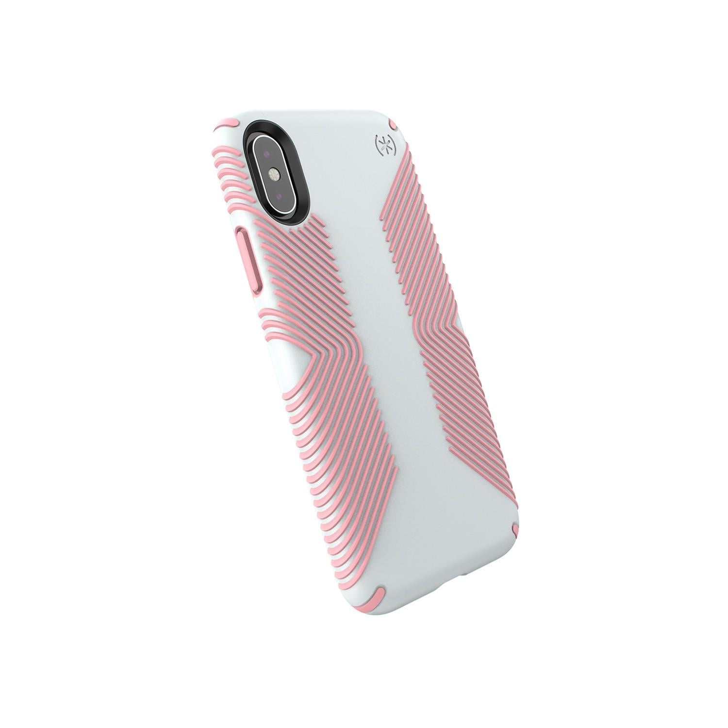 Чехол противоударный Speck Presidio Grip для Iphone X/XS Dove Grey-Tart Pink
