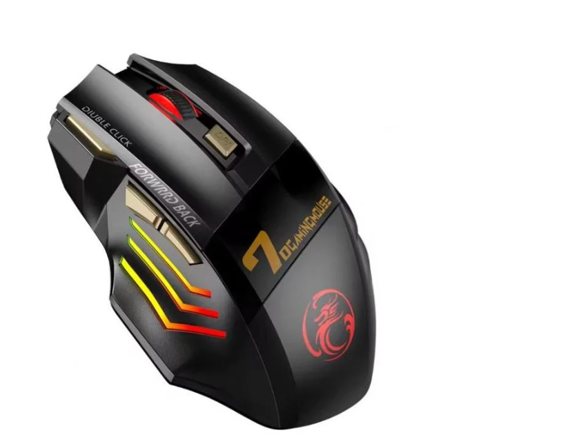 Мышь беспроводная аккумуляторная HTX-X7 с Bluetooth 7 кнопок/4 уровня DPI (до 5500)