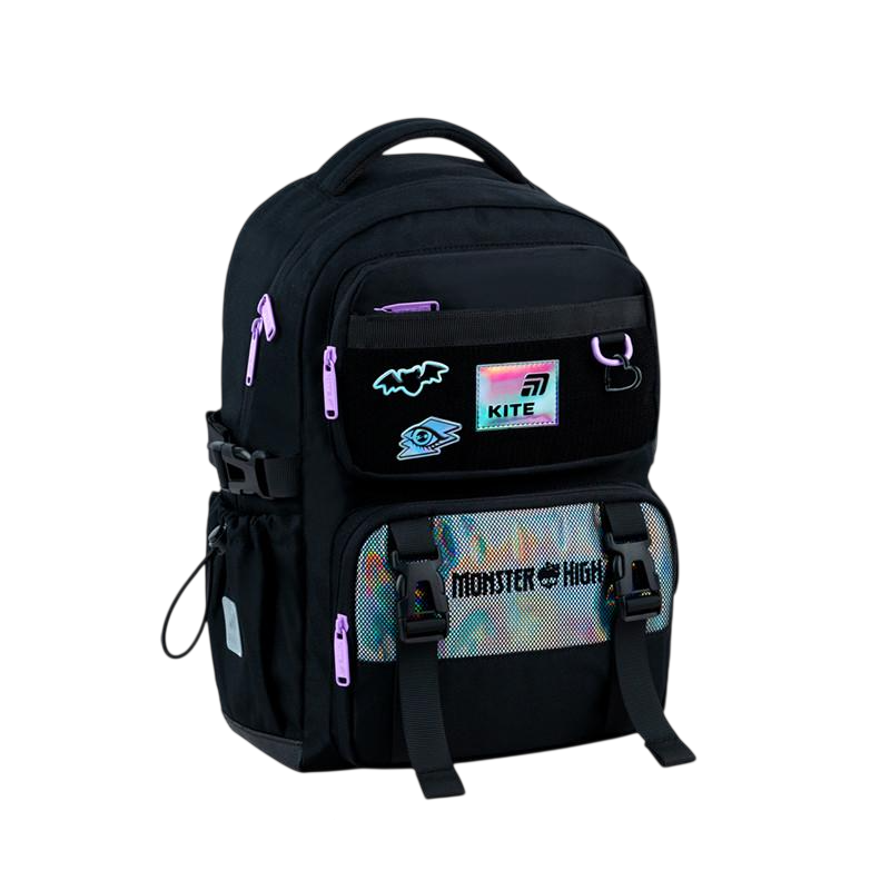 Рюкзак шкільний KITE Education Monster High спинка 39 см (MH26-1022M)