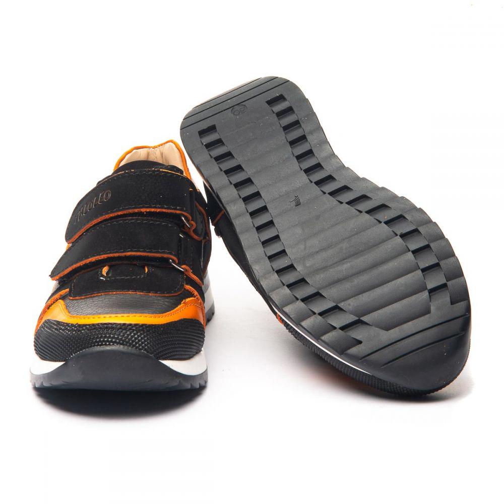 Черевики для хлопчиків The Leo 1335 р. 37 24 см Чорний/Помаранчевий - фото 5