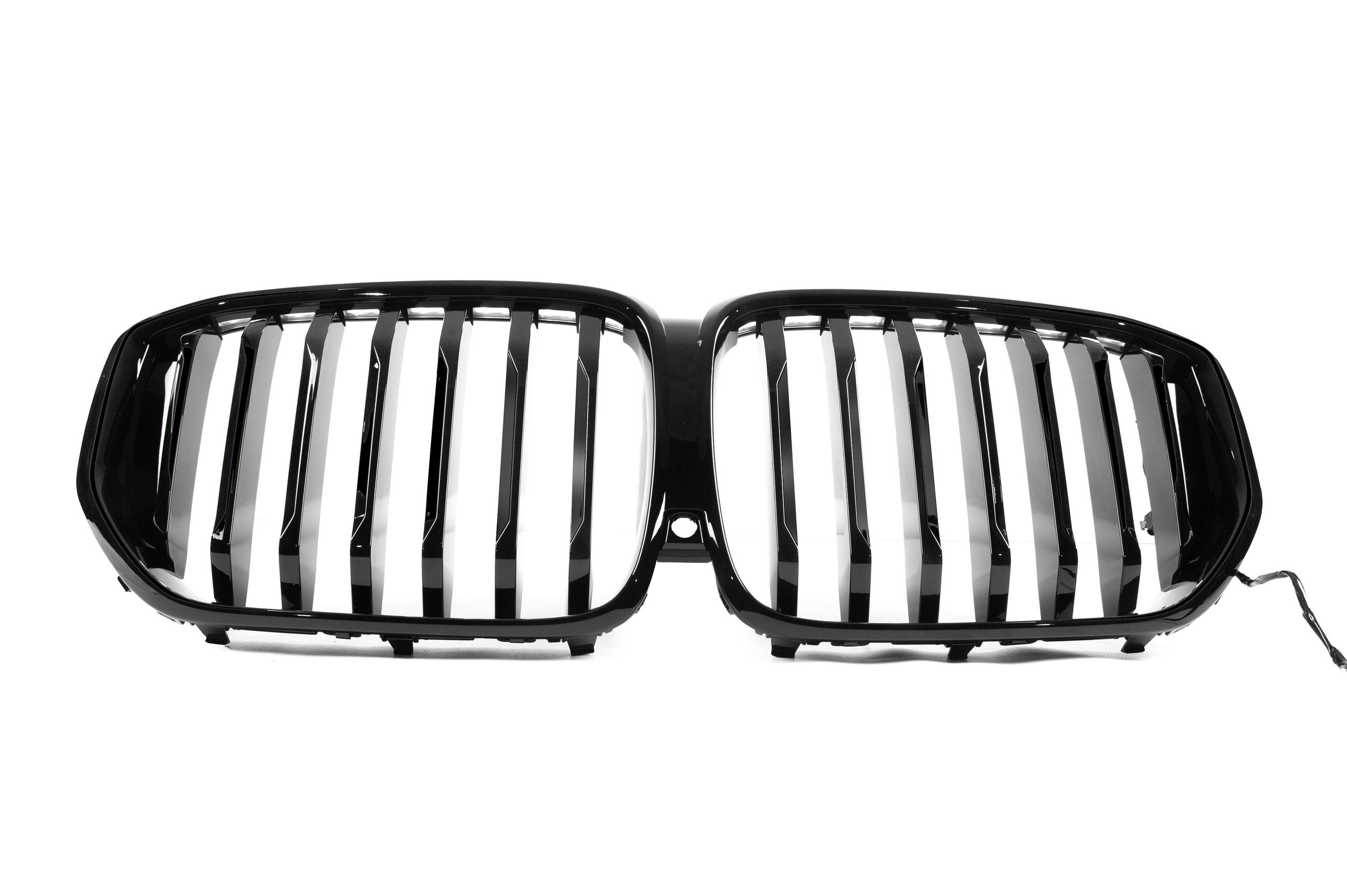 Ноздри 1 Bar LED GBT для BMW X5 G05 2019-2026 гг. abs-пластик Черный (190166)