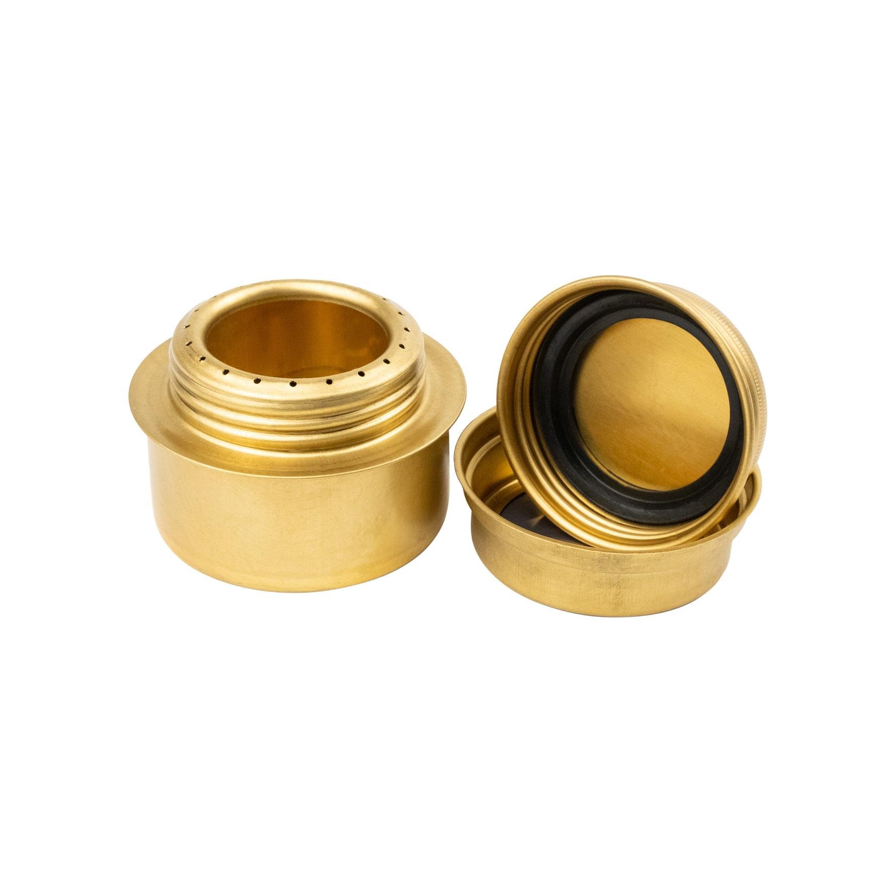 Пальник спиртовий з латуні Tribe Alcohol Burner (T-FZ-0019-yellow) - фото 3 Пальник спиртовий з латуні Tribe Alcohol Burner (T-FZ-0019-yellow) - фото 3