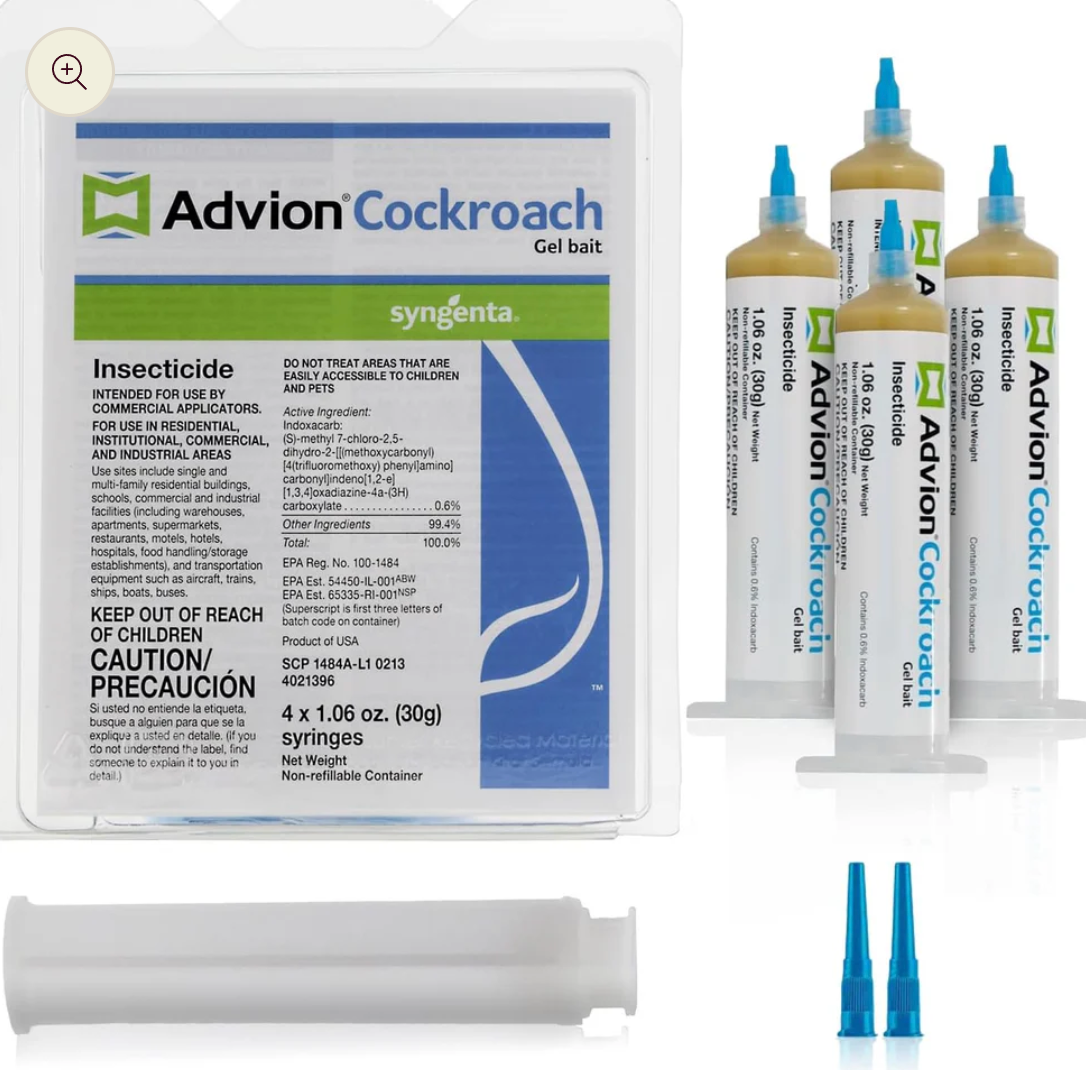 Гель яд от тараканов Advion Cockroach Gel Syngenta Evolution шприц 15 г (2363968983) - фото 5