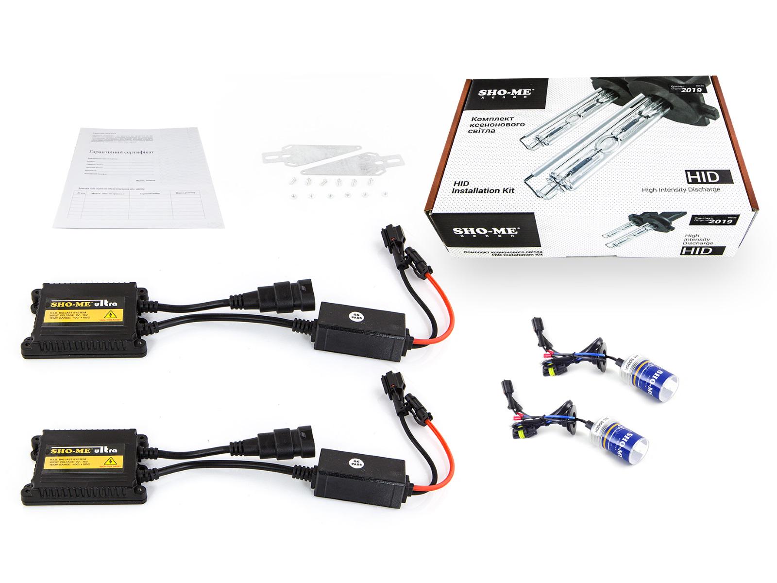 Комплект ксенону Sho-Me Ultra Slim H3 35 W 6000K - фото 4 Комплект ксенону Sho-Me Ultra Slim H3 35 W 6000K - фото 4