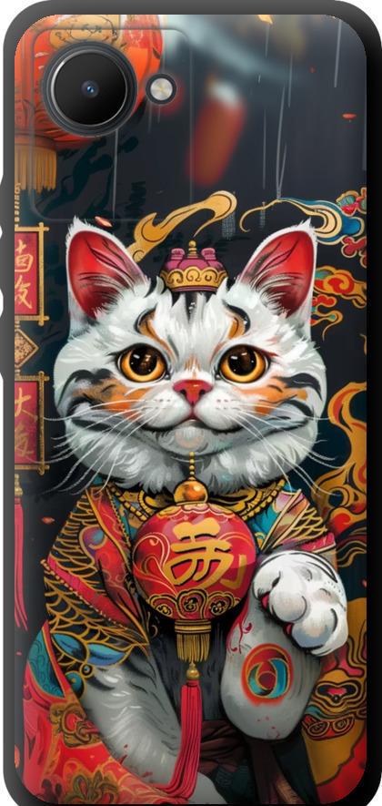 Чехол на Realme C30 China Cat v2 (6135b-2700-42517) Чехол на Realme C30 China Cat v2 (6135b-2700-42517)