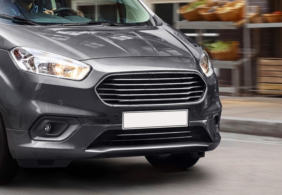 Накладки на решетку Omsa Line для Ford Courier 2014-2023 гг. нержавеющая сталь Хром