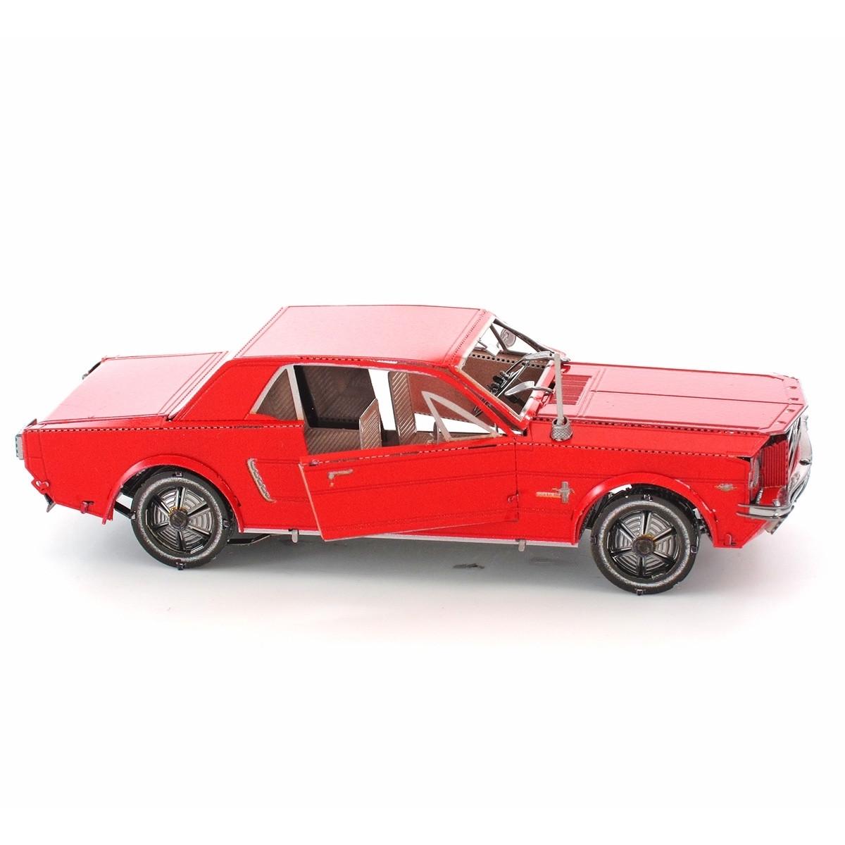 Конструктор металевий Metal Earth 1965 Ford Mustang Coupe Red Version MMS056C 3D - фото 4