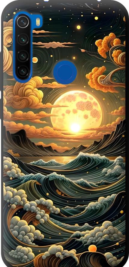 Чехол на Xiaomi Redmi Note 8T Арт волны (6332b-1818-42517) Чехол на Xiaomi Redmi Note 8T Арт волны (6332b-1818-42517)