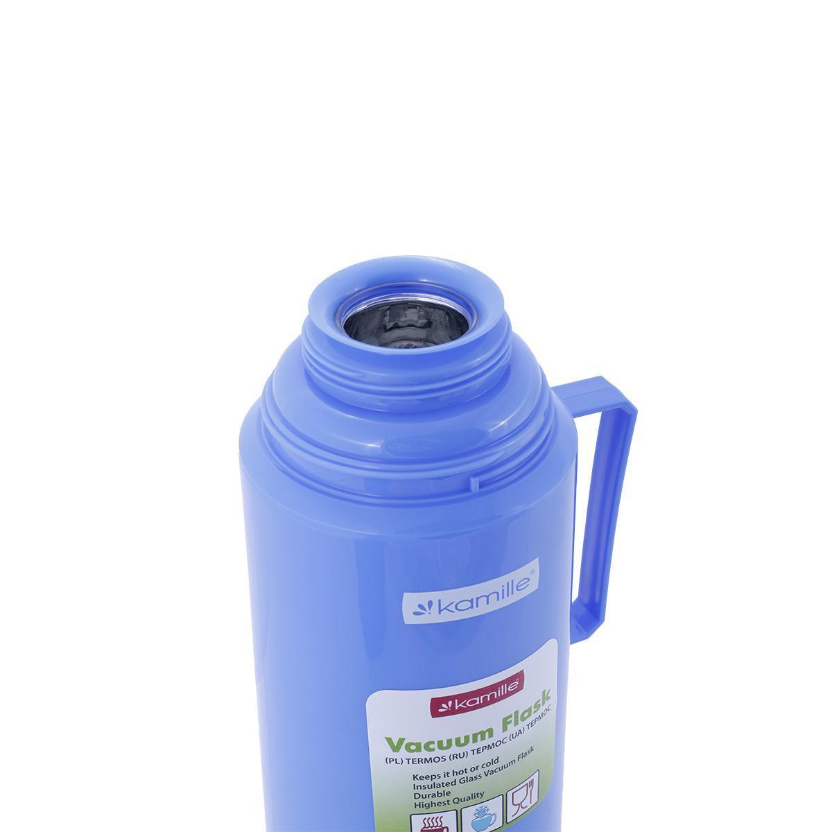 Термос Kamille зі скляною колбою 1000 мл Блакитний (2072) - фото 5 Термос Kamille зі скляною колбою 1000 мл Блакитний (2072) - фото 5