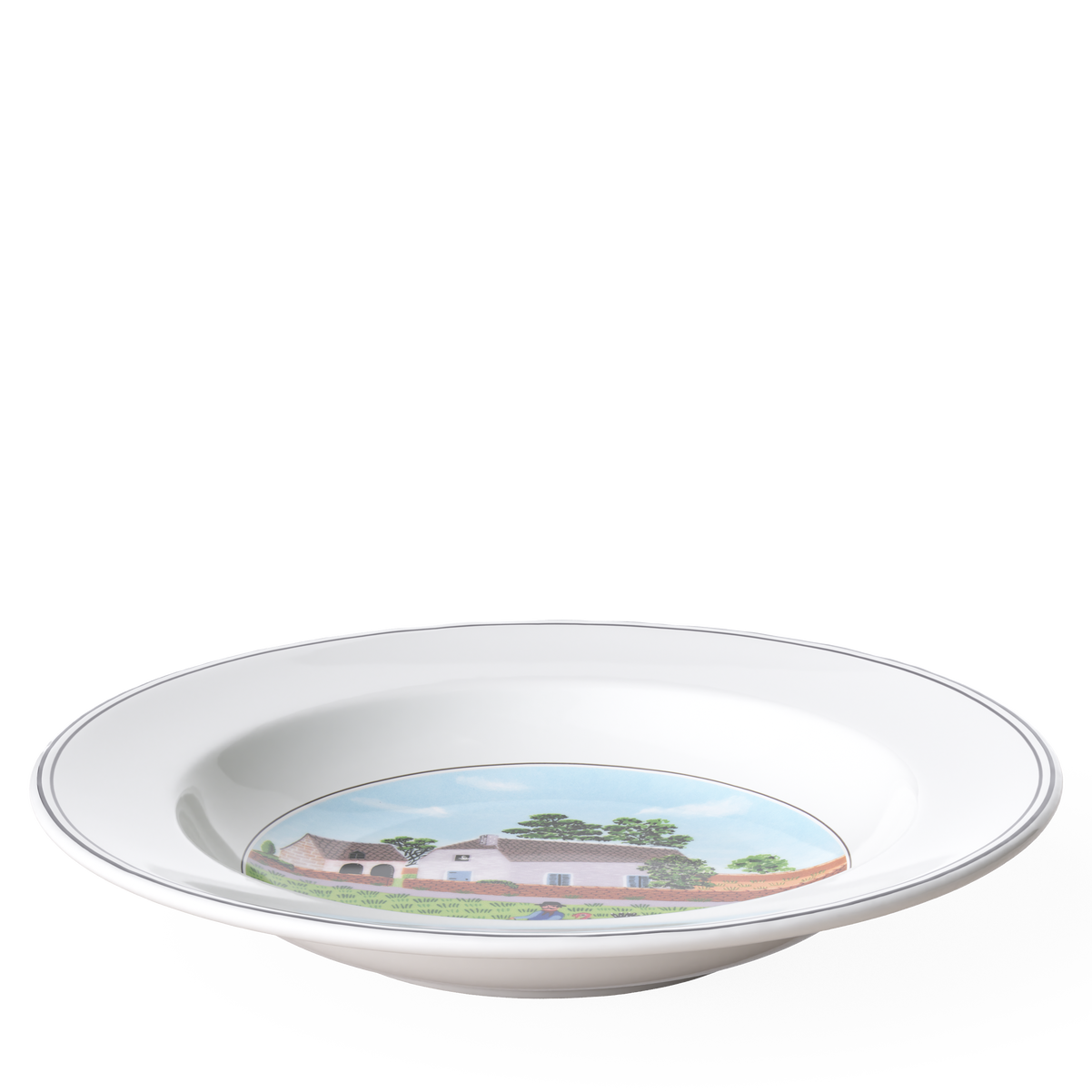 Набор суповых тарелок Villeroy & Boch Design Naif фарфор Ø22 см 4 предмета (1023372702) - фото 2