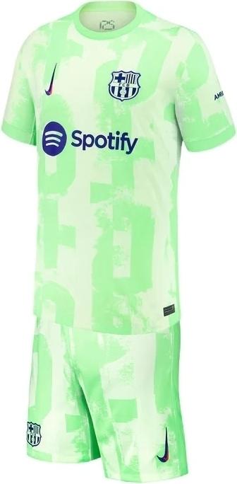 Футбольная форма детская Барселона 2024-2025 резервная F0010 125-135 см Салатовый (47238-383)