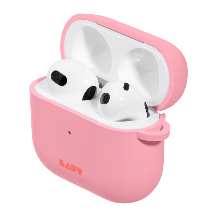 Чехол для наушников силиконовый Laut Huex Pastels Case for AirPods 3 Pink (L_AP4_HXP_P) - фото 4