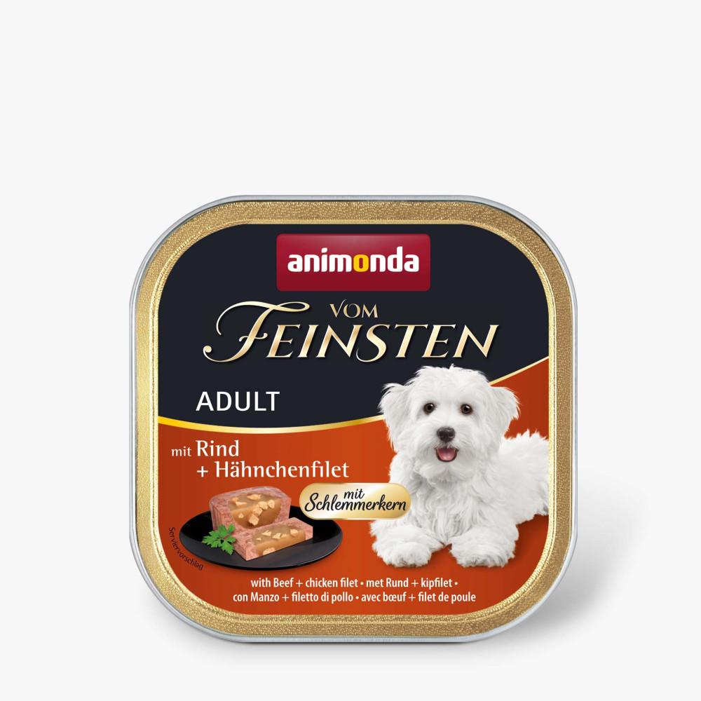 Корм влажный для собак Animonda Vom Feinsten gourme with beef and chicken