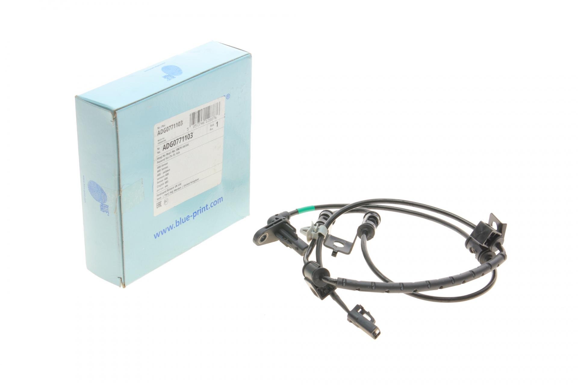 Датчик ABS BLUE PRINT передний Kia Sportage 1,6-2,0 CRDi 10- L (ADG0771103)