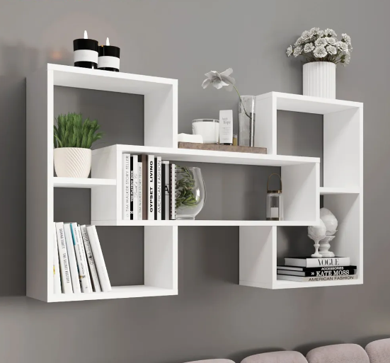 Полка навесная на стену MebelProff Tetris 11 Белый (27609581)