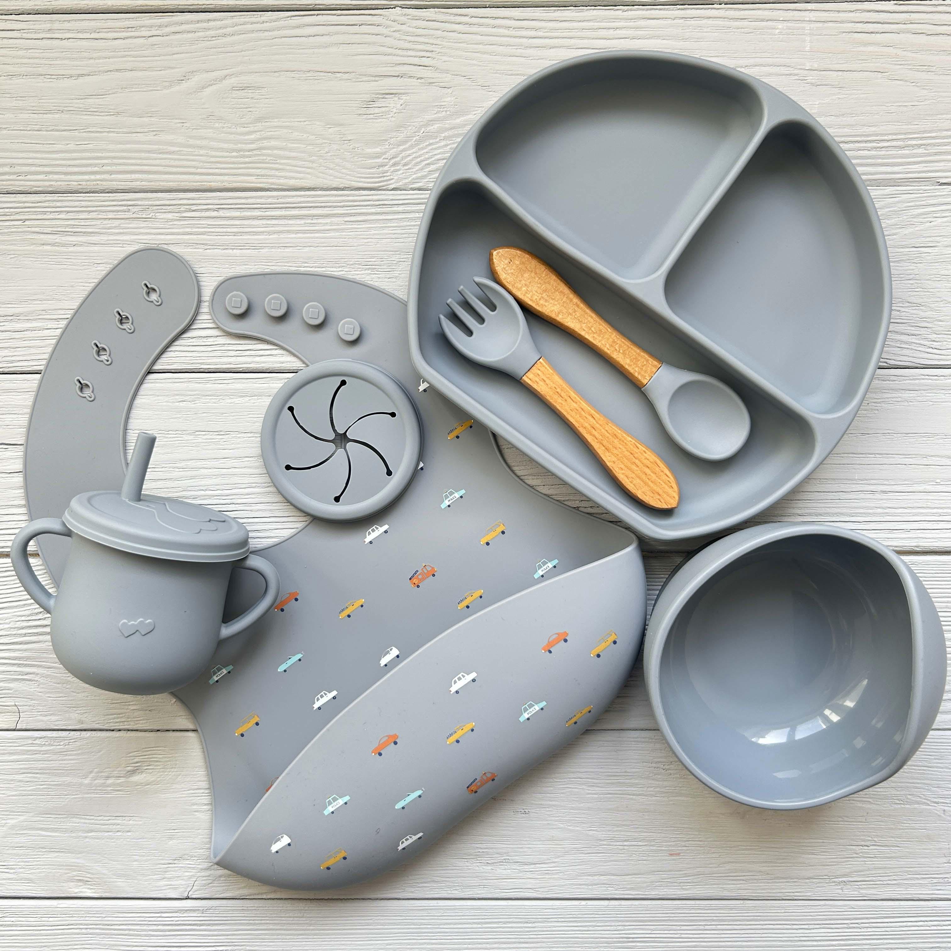 Дитячий посуд для годування img_e0484 Y18 Сірий (65646)