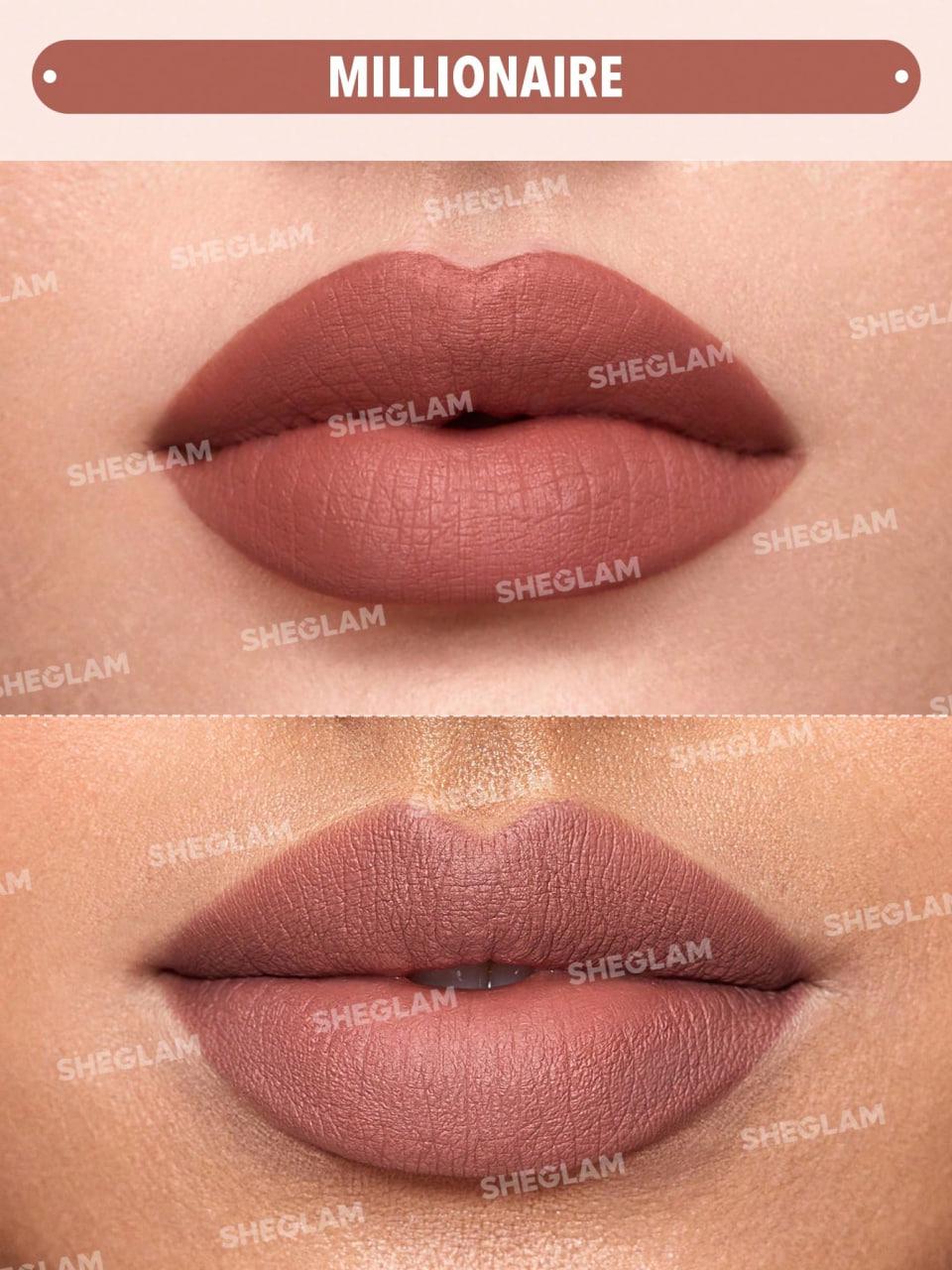 Помада для губ жидкая SHEGLAM Matte Allure Liquid Lipstick Millionaire 3,1 г (18314736) - фото 2