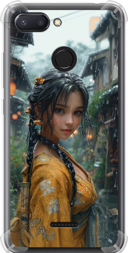 Чехол на Xiaomi Redmi 6 Anime-girl (6133sp-1521-42517)