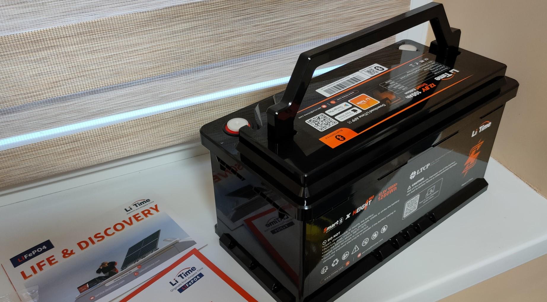 Аккумулятор LiTime LiFePO4 12В 100А ч SMART с Bluetooth 5.0 - фото 3