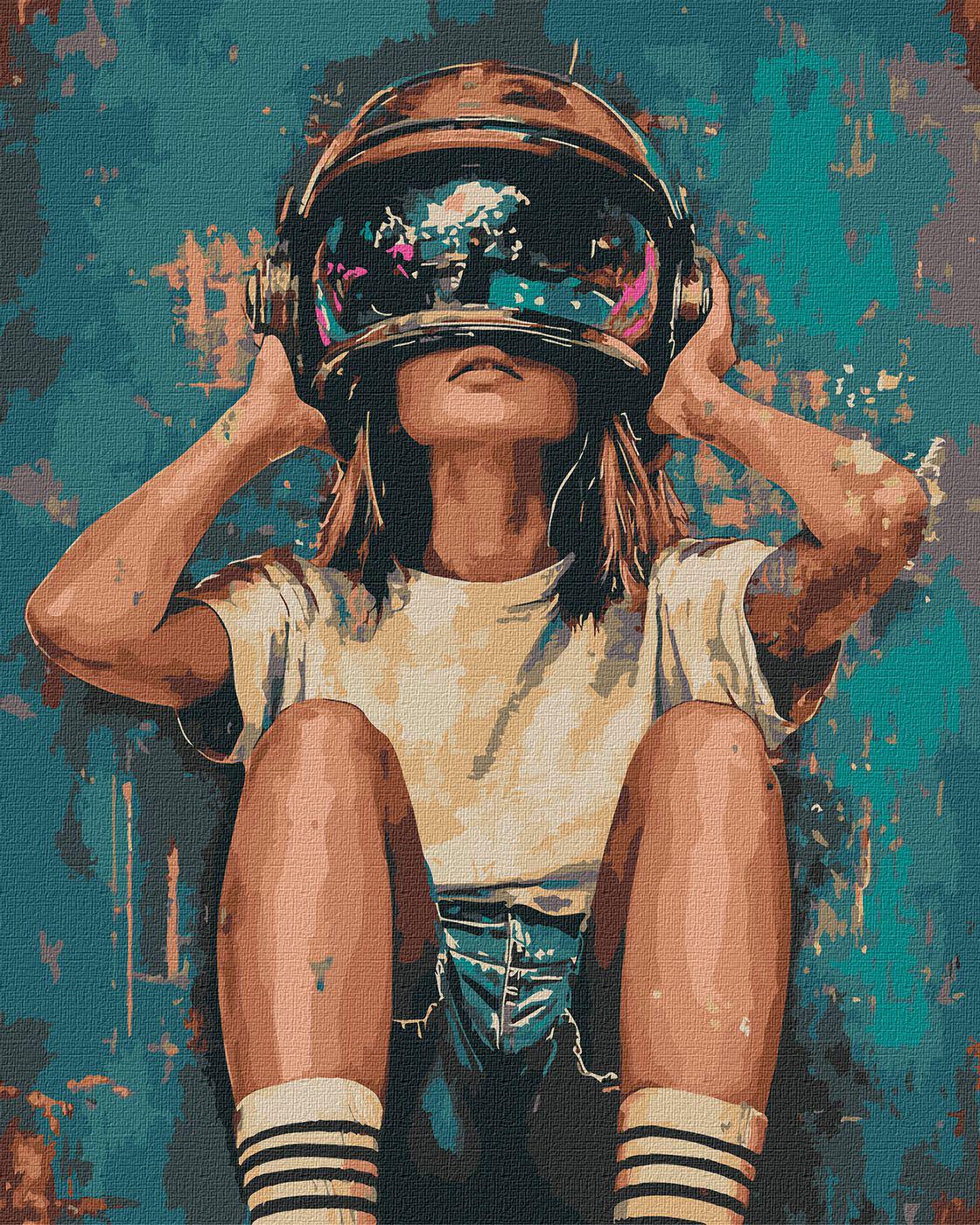 Набір для розпису по номерах Ideyka Простір в очах КНО8548 40x50 см (MTT-199301)