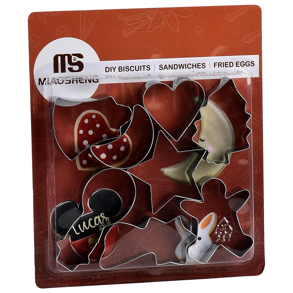 Набор формочек для печенья MIAOSHENG Sweets R97581 8 шт. 16,5х24 см (35689846)