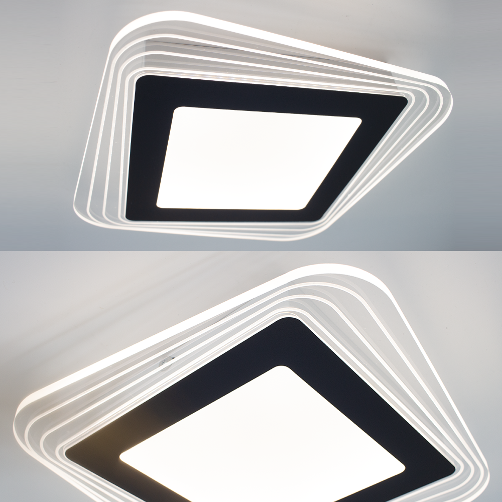 Світильник світлодіодний ESLLSE PLAZA 30 Вт керований S 290х290х45 мм Чорний (10604) - фото 10 Світильник світлодіодний ESLLSE PLAZA 30 Вт керований S 290х290х45 мм Чорний (10604) - фото 10