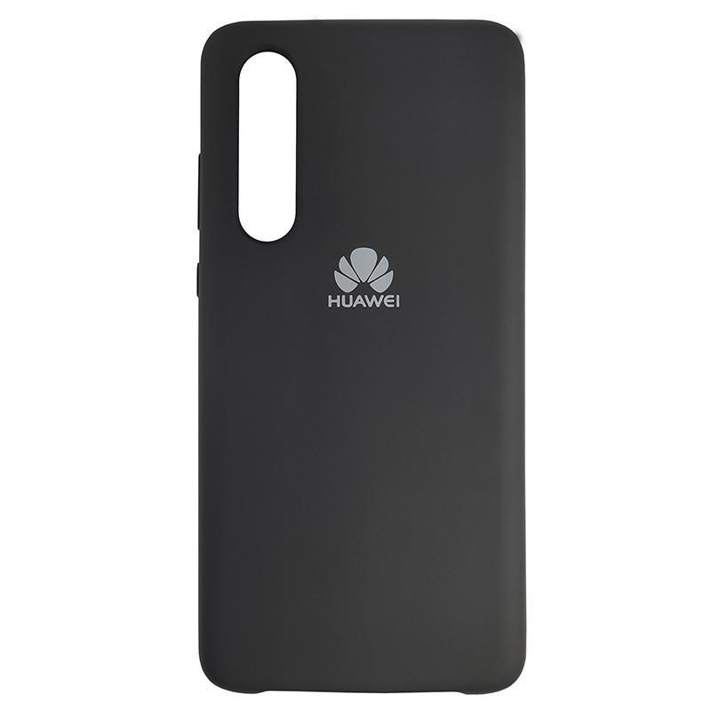 Чехол Silicone Case for Huawei P30 Black  (29caa1-991)