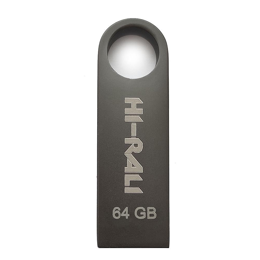 Флешка Hi-Rali Shuttle 64 Gb USB 2,0 Type-A Черный (629595)