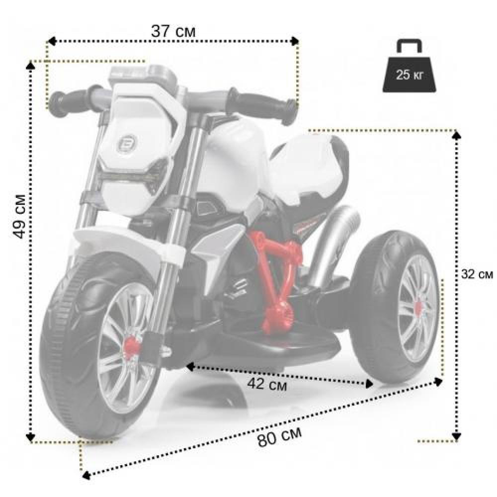 Дитячий електромотоцикл BAMBI M-3639 білий (4230014112) - фото 16