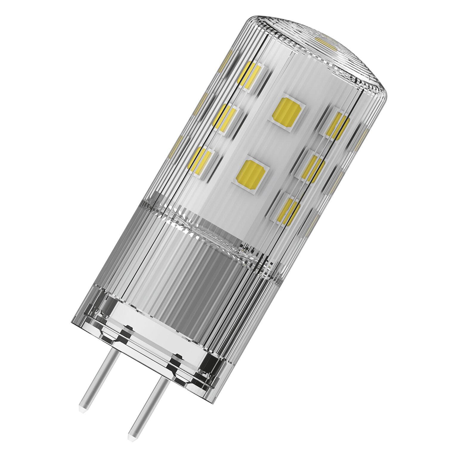 Лампа світлодіодна Ledvance PIN капсула 12V P 4W 12V 470lm 2700K GY6.35 18х50 мм (4099854064692)