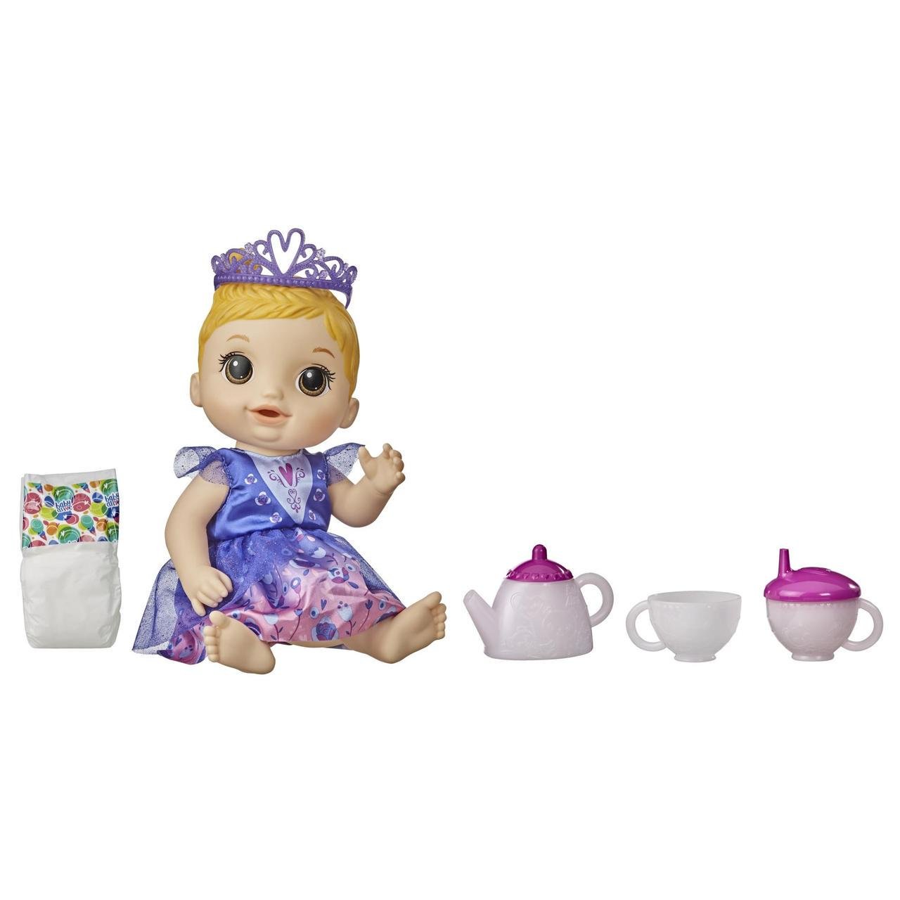 Кукла Hasbro Baby Alive Tea Sparkles Чайный сервиз Меняет цвет (‎F0031)