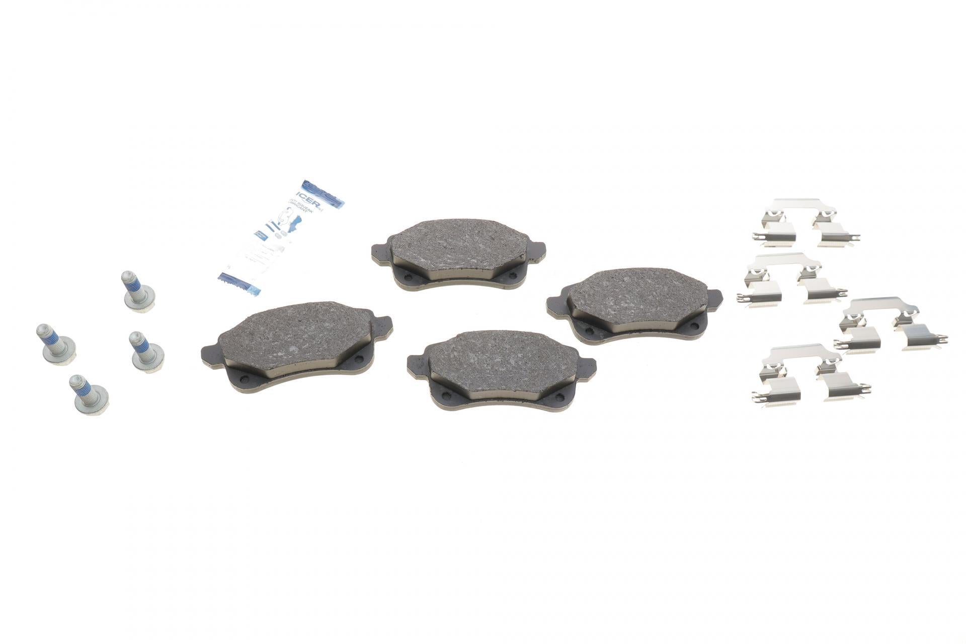 Колодки тормозные задние ICER для Renault Megane IV/Scenic IV/Grand Scenic IV/Espace/Talisman 16- (182222-208)