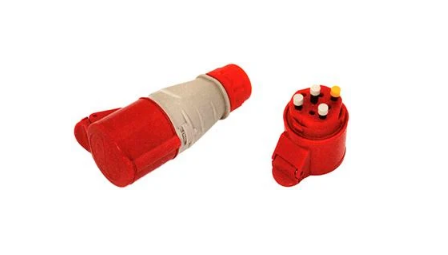 Силовая розетка E.NEXT 3P+PE 32А 400 В переносная безвинтовая IP44 Красный (136S) Силовая розетка E.NEXT 3P+PE 32А 400 В переносная безвинтовая IP44 Красный (136S)