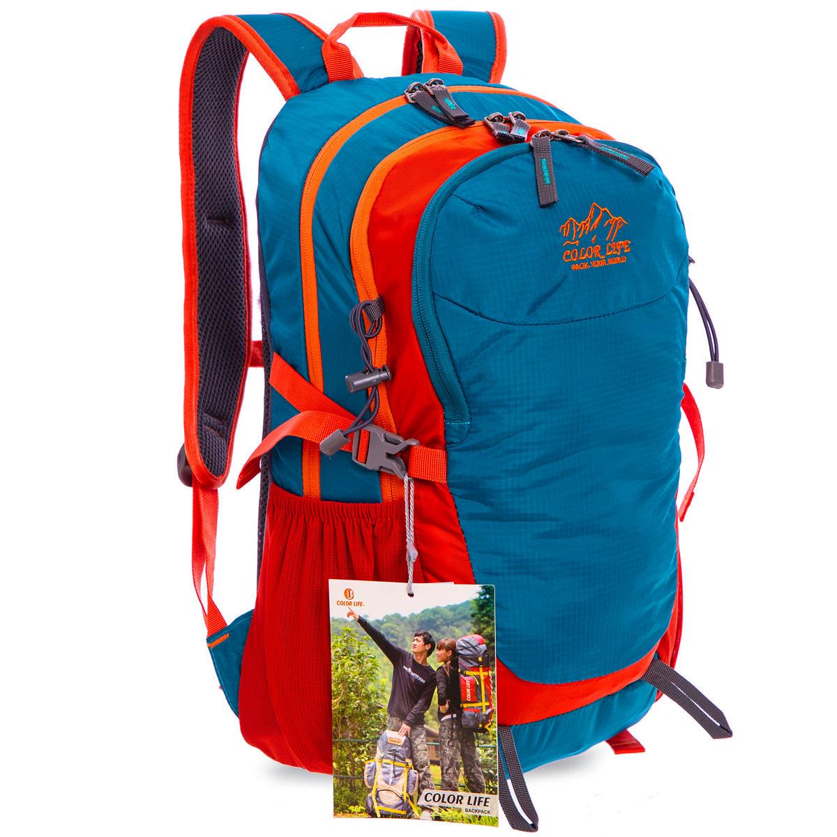 Рюкзак COLOR LIFE 5293 25 л Синий (TY-5293-BL) Рюкзак COLOR LIFE 5293 25 л Синий (TY-5293-BL)